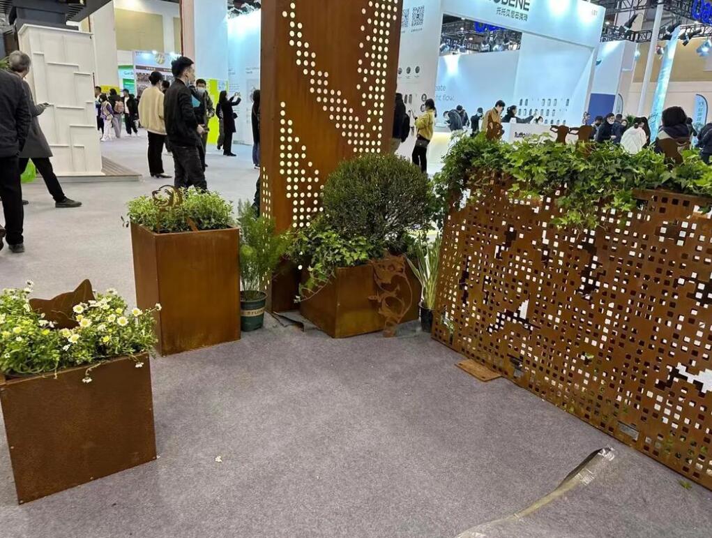 曲靖耐候钢花箱