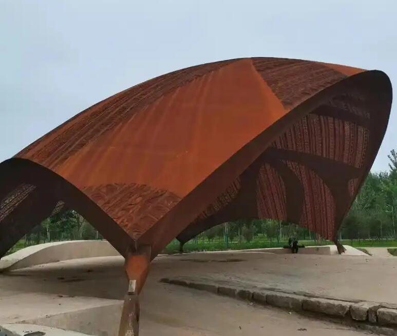 曲靖耐候钢幕墙案例